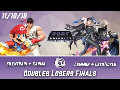 Port Priority 4Ever - SilentRain + Karma Vs. Lemmon + LetsTickle - Doubles Losers Finals