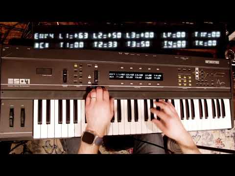 Ensoniq ESQ-1 first impression and walkthrough