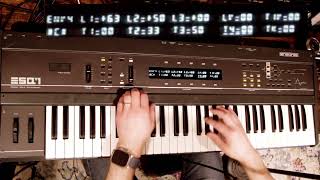 Video thumbnail for Ensoniq ESQ-1 first impression and walkthrough by MIDERA