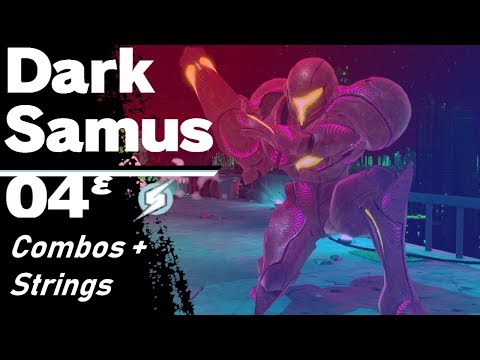 DARK SAMUS Combos + Strings [SSBU Combo Guide]