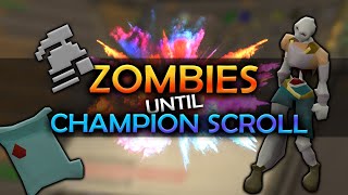 Killing Zombies Until I Get Champion Scroll (Iron Man)