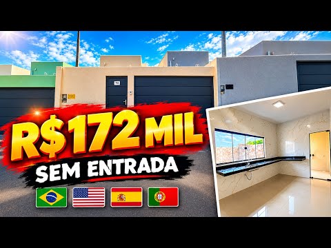 CASA NOVA COM DOCUMENTAÇÃO INCLUSA POR APENAS R$172.000 MIL EM CALDAS NOVAS - GOIÁS 
