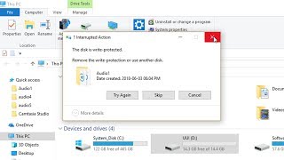 How to Unlock a Write Protected USB Drive, a SD or Micro SD Memory Card