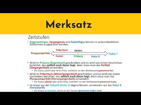 Zeitstufen und Zeitenfolge