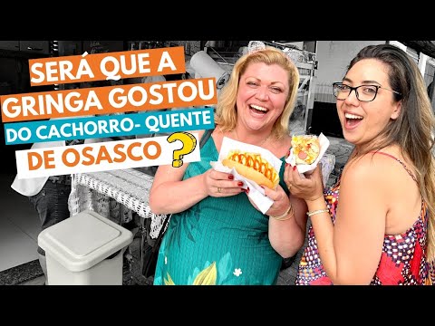 AMIGA CANADENSE REAGE AO HOT DOG BRASILEIRO 😱🌭