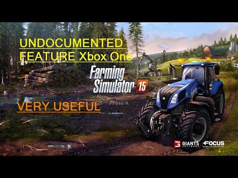 Farm Sim 15 Very Useful Undocumented Cruise Control feature.Xbox ONE. Possibly PS4 Too.
