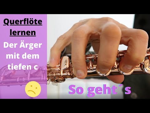 Querflöte lernen: 3 Punkte auf die Du achten solltest, damit es mit Deinem tiefen c besser klappt!