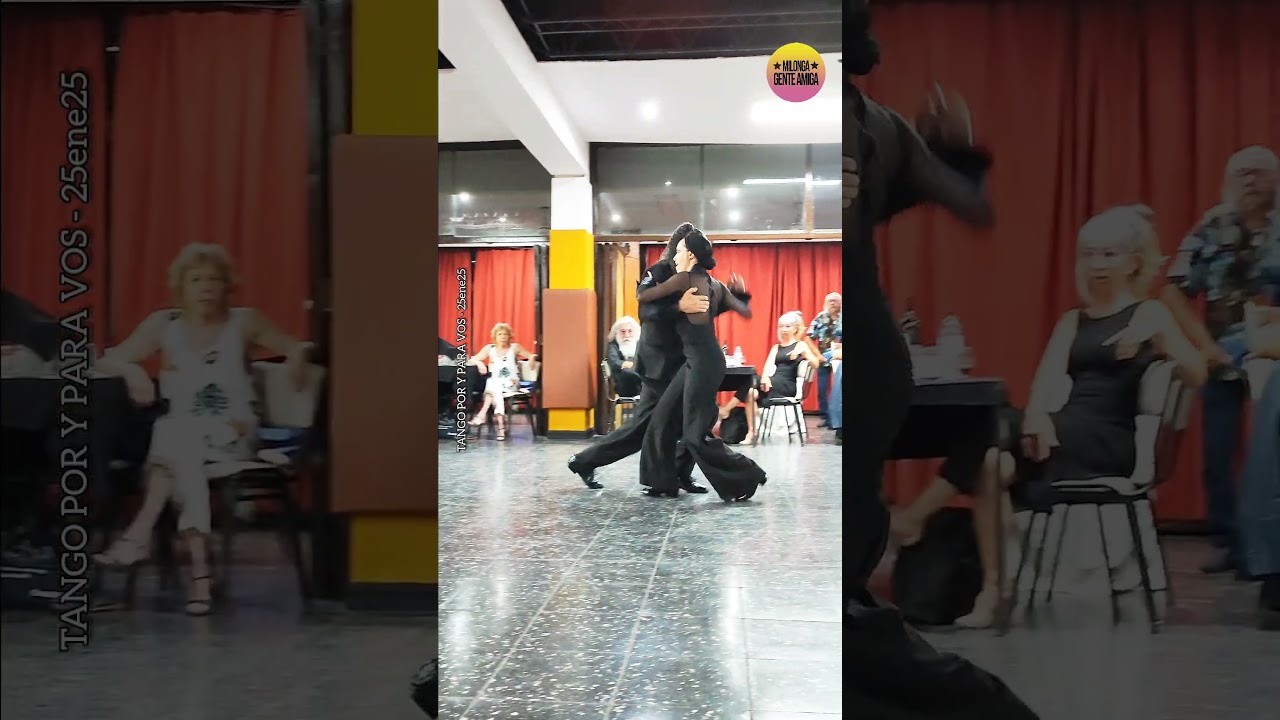 Video thumbnail for Porteña Linda (Donato) Mariana Flores y Eduardo Cappussi. Milonga Gente Amiga 25ene25 (3/3)