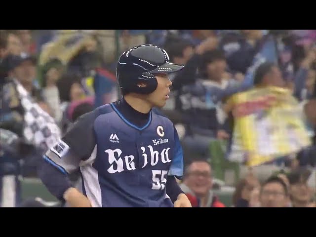 【6回裏】右中間を真っ二つ!! ライオンズ・秋山のタイムリー3ベースで突き放す!! 2019/4/14 L-B