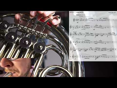 NC Middle School Honors Band Horn Solo #frenchhorn #band #alldistrict #northcarolina #allstate #ms