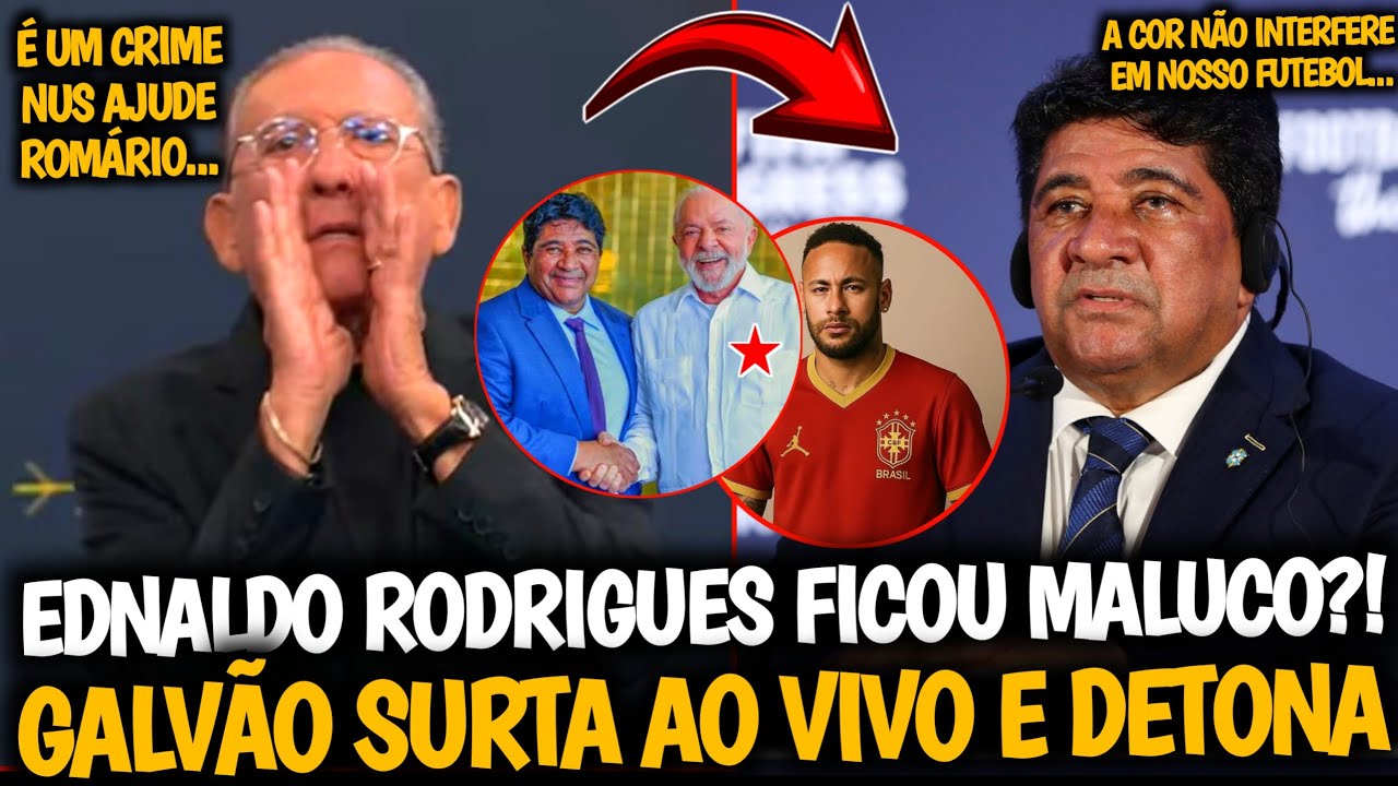 🚨ABSURDO! GALVÃO BUENO E JORNALISTAS QUEBRAM A CBF APÓS ANUNCIO DE NOVA CAMISA DA SELEÇÃO BRASILEIRA