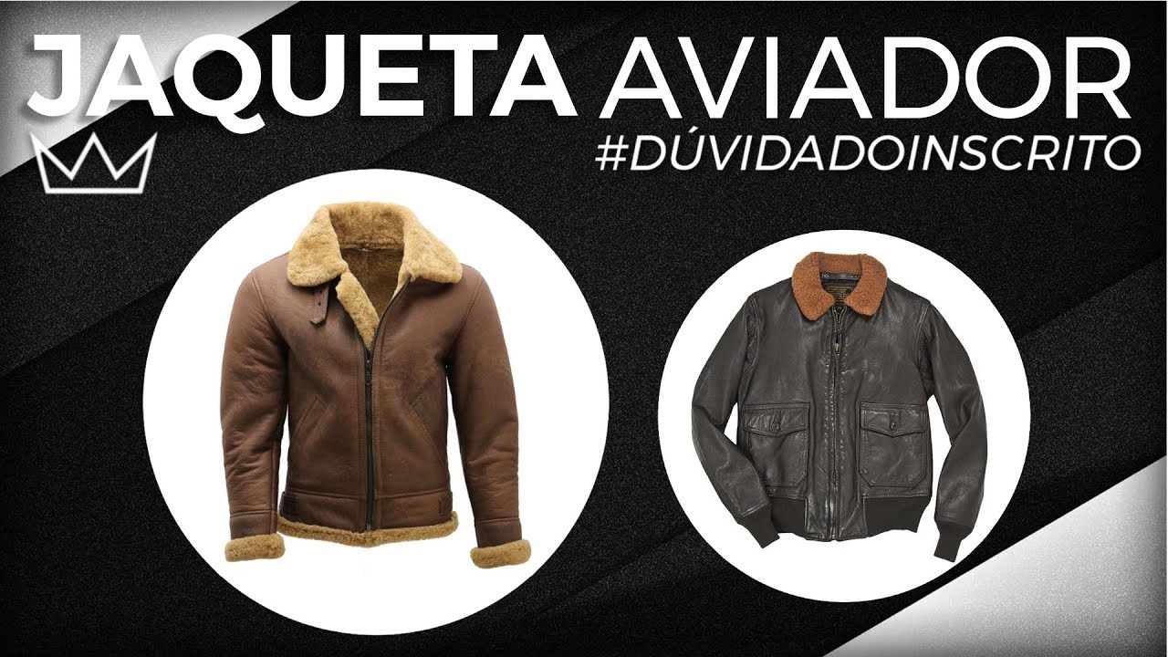 Como usar JAQUETA DE COURO AVIADOR MASCULINA