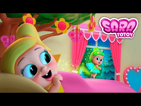 Capa de Desenho Infantil -  A Visita da Fada do Dente - 19 Minutos de Historinhas da Sara e suas irmãs!!!