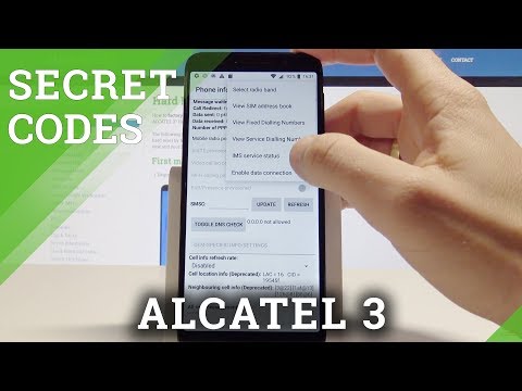 Secret Codes ALCATEL 3 - Hidden Mode / Secret Info / Advanced Options
