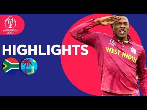 Cottrell Double Strike! | South Africa vs Windies - Match Highlights | ICC Cricket World Cup 2019