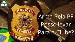 Posso Treinar Com Arma Pelo SINARM ( Polícia Federal ) No Clube De Tiro?