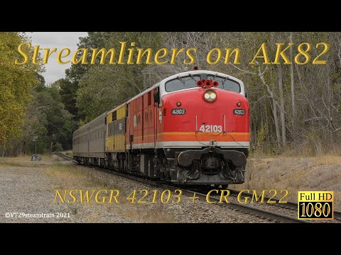 Roots-Blown EMD Bulldogs through the Adelaide Hills | Chumrail 42103 and SSR GM22 on the AK Cars