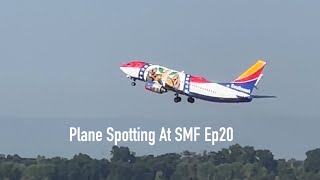 Plane Spotting At SMF Ep20 | #plane #smf