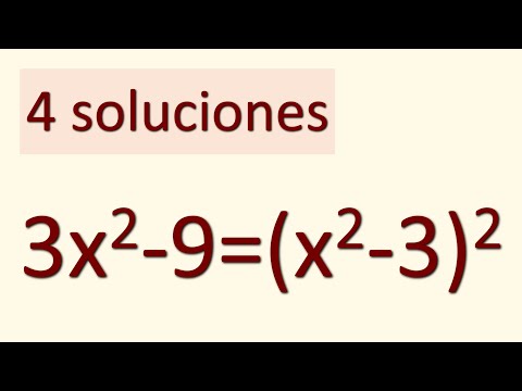 RESUELVE LA ECUACIÓN DE GRADO 4. 4 SOLUCIONES. Álgebra Básica