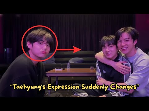 Jealous Taehyung’s reaction when seeing — Jungkook with Jin hugging hugging!
