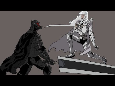 Guts vs Griffith berserk[fan animation]