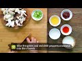 Tasting Korean Temple Food Deep Fried Mushrooms With Sweet Sauce 1min Recipe