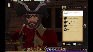 Aq3d- how to do pirate training to get pirate class