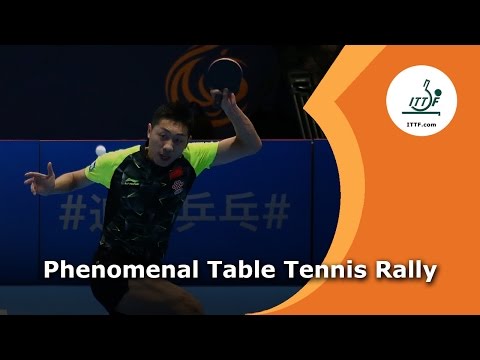Phenomenal Table Tennis Rally