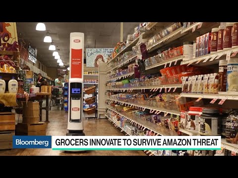 Amazon Threat Forces Grocers to Go High-Tech Amazon Threat Forces Grocers to Go High-Tech