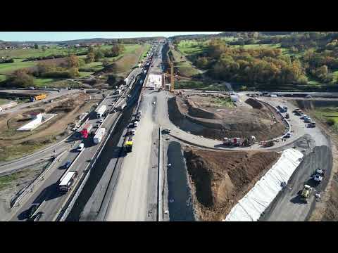 Großprojekt A8, Enztalquerung: Baufortschritt Ende Oktober 2025