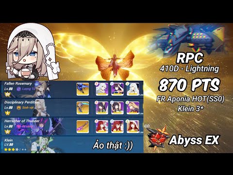 RedLotus D410: RPC (Lightning) 870 Pts - FR Aponia(S0) HOT(SS0) Klein 3* [Honkai 5.8]