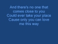ONLY YOU CAN LOVE ME THIS WAY by:KEITH ...