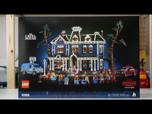 Vídeo relacionado con Kit de luz compatible con Lego Stranger Things: The Creel House 11370 (no modelo), juego de iluminación decorativa compatible con Lego Stranger Things The Creel House Bloques de construcción modelo