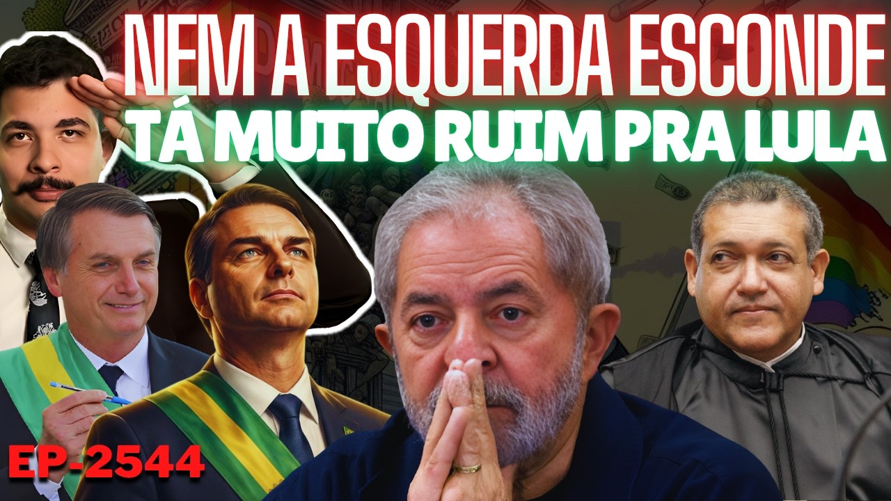 Nem a Esquerda ESCONDE: Tá Muito RUIM Pra Lula + Regime se Organiza Pra 2027 + Alas e Cotoveladas