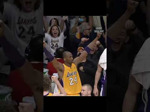 Kobe casually celebrates game winner buzzer beater 🐍