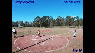 Savage 9U - Turkey Shootout - Pool Play Game #1 Vs. NO Spice Red