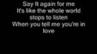 Marie Digby-Say It Again Lyrics