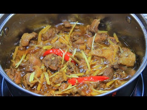 Thịt vịt kho gừng