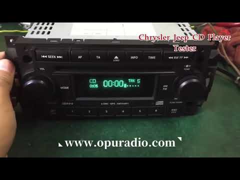 Chrysler Jeep CD player tester