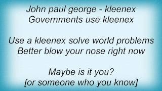 Billy Idol - Kleenex Lyrics