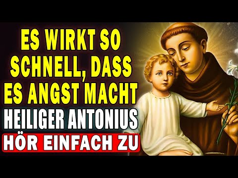 💖KRAFTVOLLES GEBET UM EIN DRINGENDES WUNDER - ST. ANTONIUS VON PADUA🙏