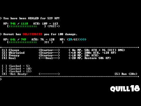 Let's Try: Sanctuary RPG (ASCII/Roguelike)