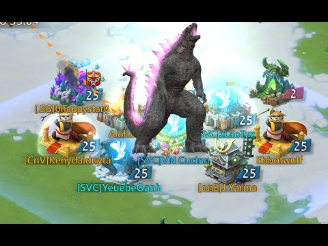 LordsMobile - Hoàng Bào Trở Lại 9 - Cucinn Solo Aloha online Full Champion - 874 Star !!!