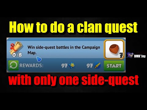 How to do a clan quest with only one side-quest  - Dragon Mania Legends - (DMK*Jay) 드래곤 매니아 레전드