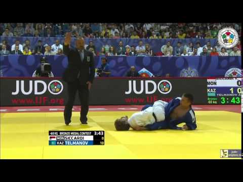 Judo 2015 Grand Slam Tyumen: Sicardi (MON) - Telmanov (KAZ) [-60kg] bronze