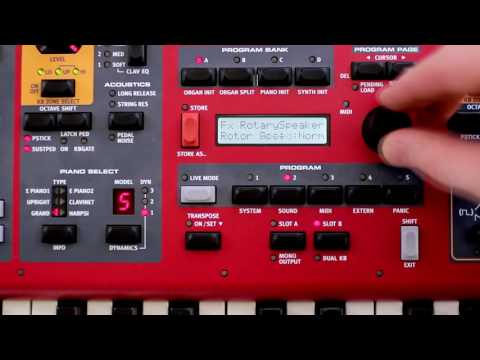 Nord Stage 2 EX - индивидуальные настройки B3 (Matt Cossey)