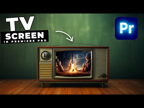 How To REPLACE A TV Screen In Premiere Pro