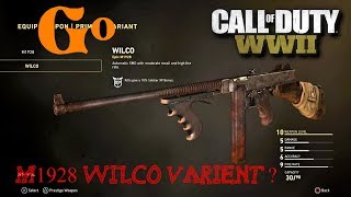 Thompson M1928 Wilco Varient! Call of Duty: WWII