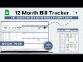 How to Track Bill Payments - 12 Month Bill Calendar and Bill Tracker - Google Sheets Spreadsheet - thinklikeagirlboss How to Track Bill Payments - 12 Month Bill Calendar and Bill Tracker - Google Sheets Spreadsheet