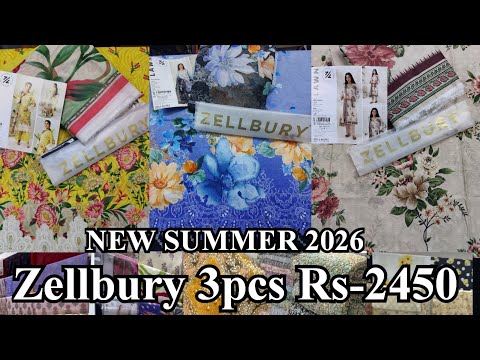 Zellbury New Collection 2026 😍😍 Zellbury Unstitched Collection 2026 | Zellbury new summer collection